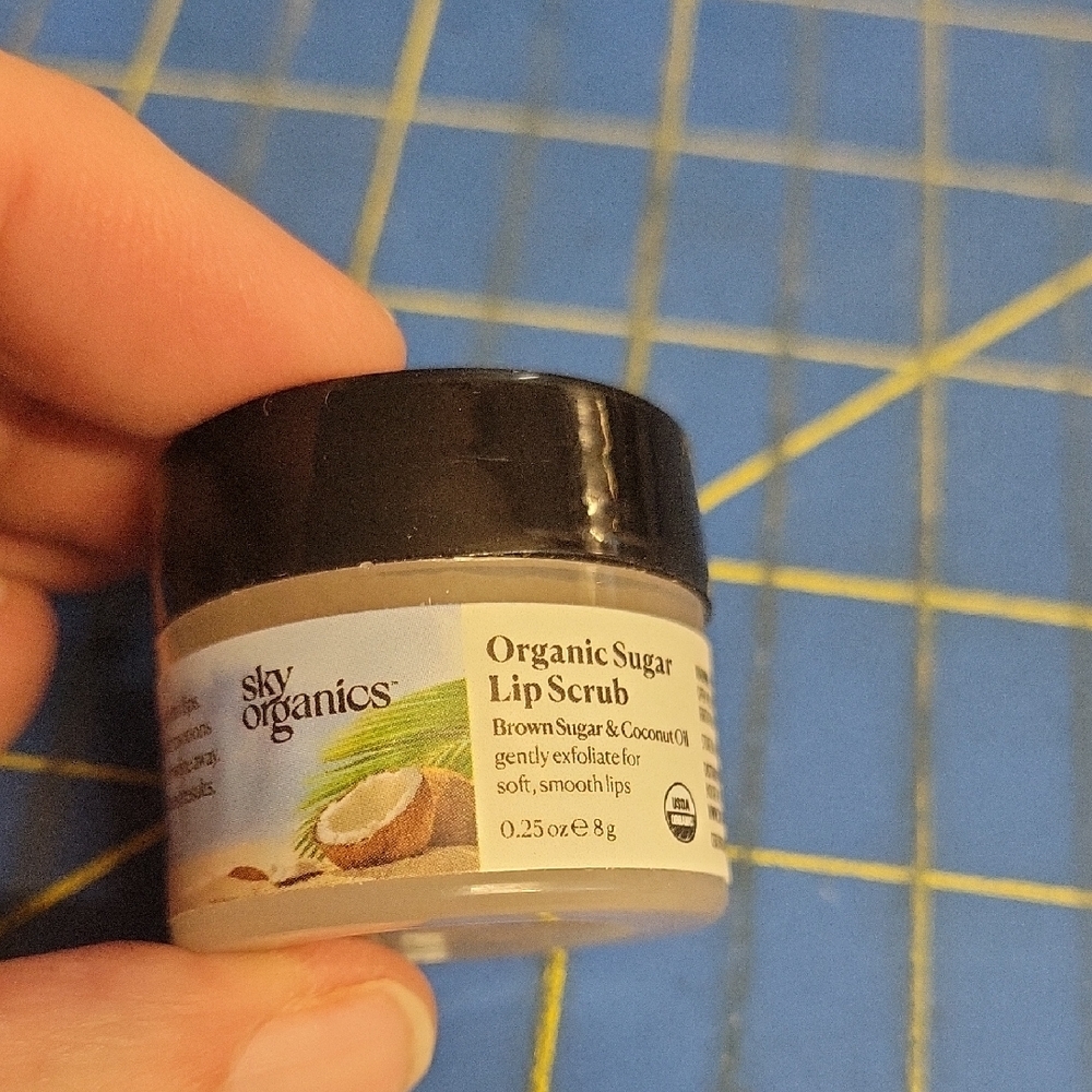 Sky Organics - Sugar Lip Scrub 8g New in Jar